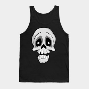 Funny Halloween Skull Tank Top